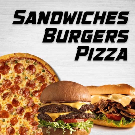 Order sandwiches, burgers and pizza online